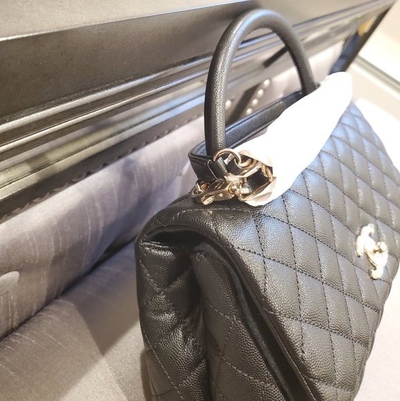 Chanel Coco Flap with Top Handle - Picture 5 of 16